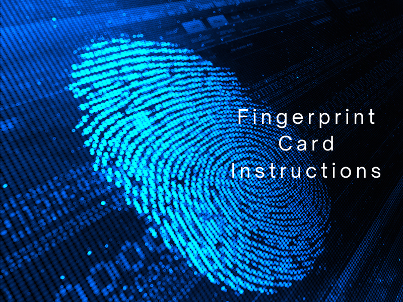 Featured image for “Fingerprint Card Instructions”